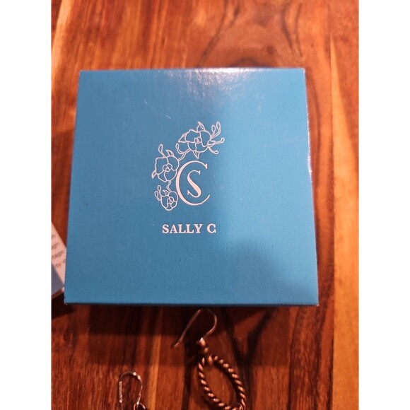 Sally C treasures jewelry earrings Copper & Stone - Picture 3 of 3